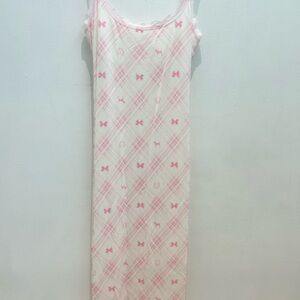 Pink Plaid Nightgown